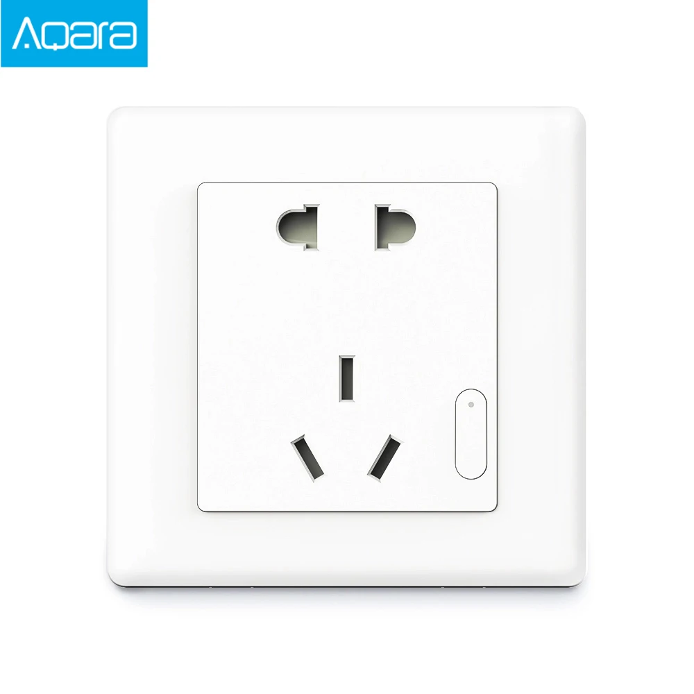 Умная розетка Aqara ZigBee беспроводной выключатель для умного дома работает с