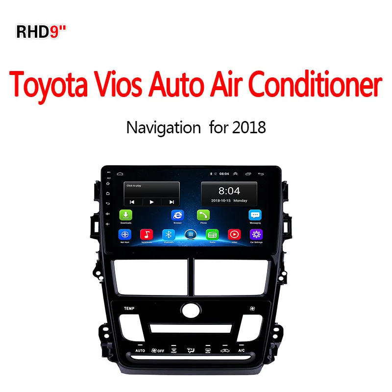 Lionet gps навигация для автомобиля Toyota Vios Авто кондиционер воздуха 9 дюймов RT1048X - Размер экрана, дюймов: 4G2G32G