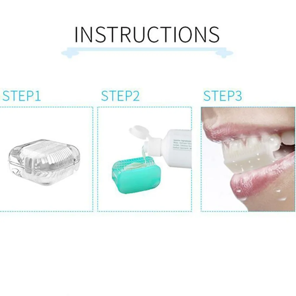 Lazy Toothbrush Cleansing White Mini Fashion Portable Toothbrush Hotel Travel Personal Toiletries