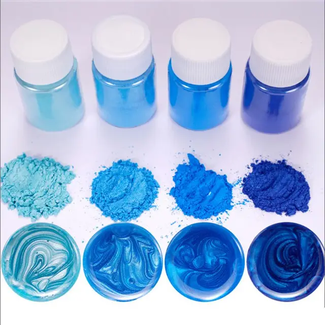 Discover the Vibrant World of 21 Colors Epoxy Resin Dye Mica Powder