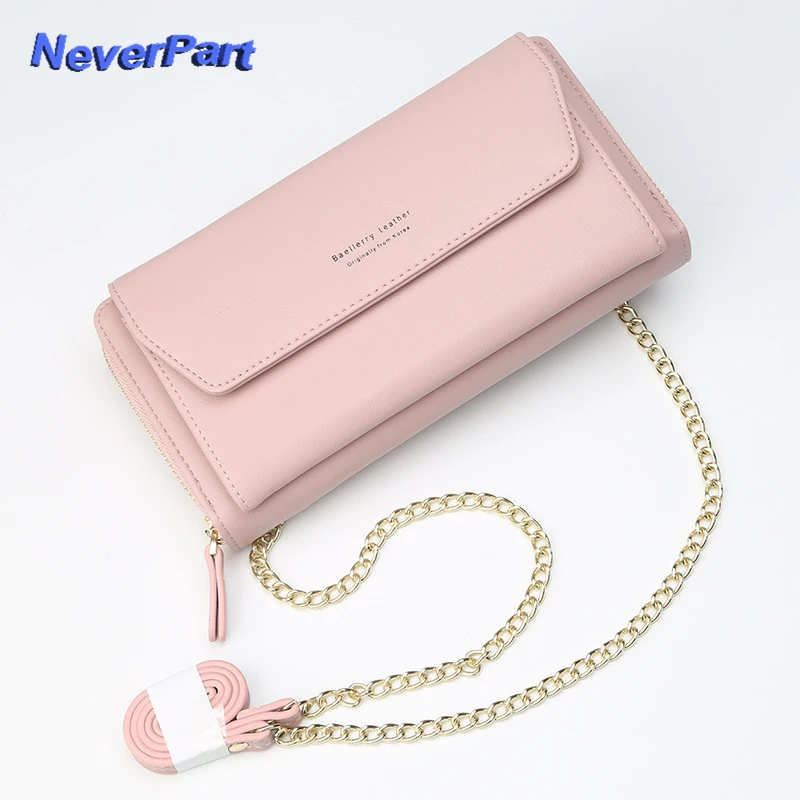 women messenger bag female bags mobile Phone large capacity crossbody bag ladies Korean multi-card zip chain casual clutch bag - Цвет: 03