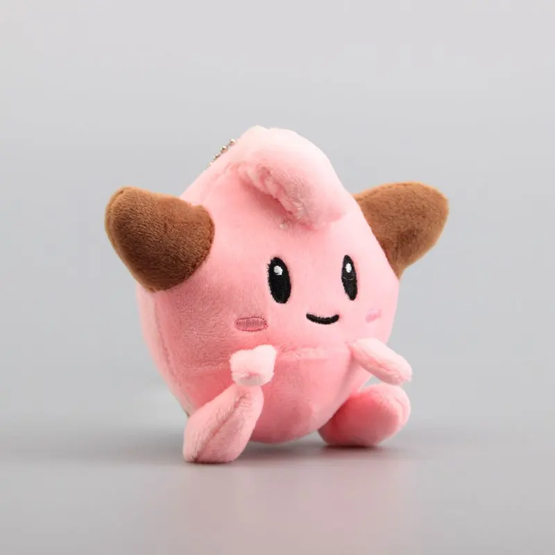 10 см 5 компл. Плюшевые Clefairy Высокое качество Мультфильм sutffed мягкий розовый прекрасный праздничный энергично подарок на Рождество, Хэллоуин ребенок