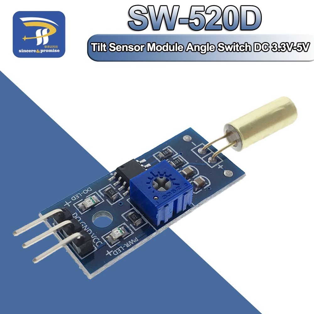 10PCS SW-100 Electronic Vibration Sensor Switch Tilt Sensor for Arduino_.J 