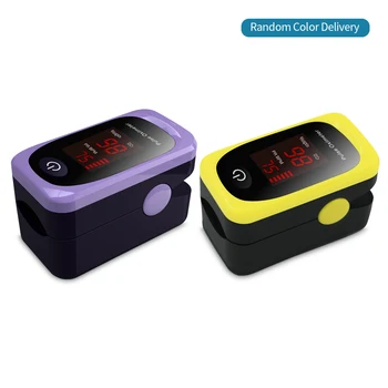

Digital Fingertip Pulse Oximeter LED Display Blood Oxygen Sensor Saturation SpO2 Monitor Home Measurement Meter with Beep Sound