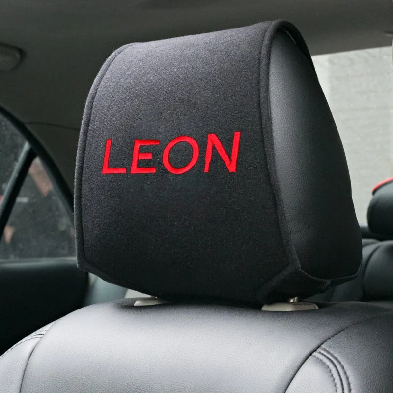 Горячая Распродажа, чехол на подголовник для сиденья FR+ Leon Ibiza cupra Altea, ремень для гоночного автомобиля, чехол для сиденья, аксессуары для стайлинга автомобилей - Название цвета: for LEON