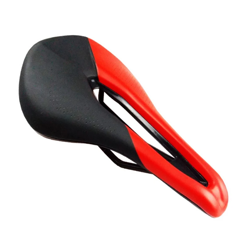 MTB Road Mountain Racing Bike Breathable Shockproof Saddle Seat Cushion Cycling Bicycle Soft PU Saddle Seat Bicycle Accessories