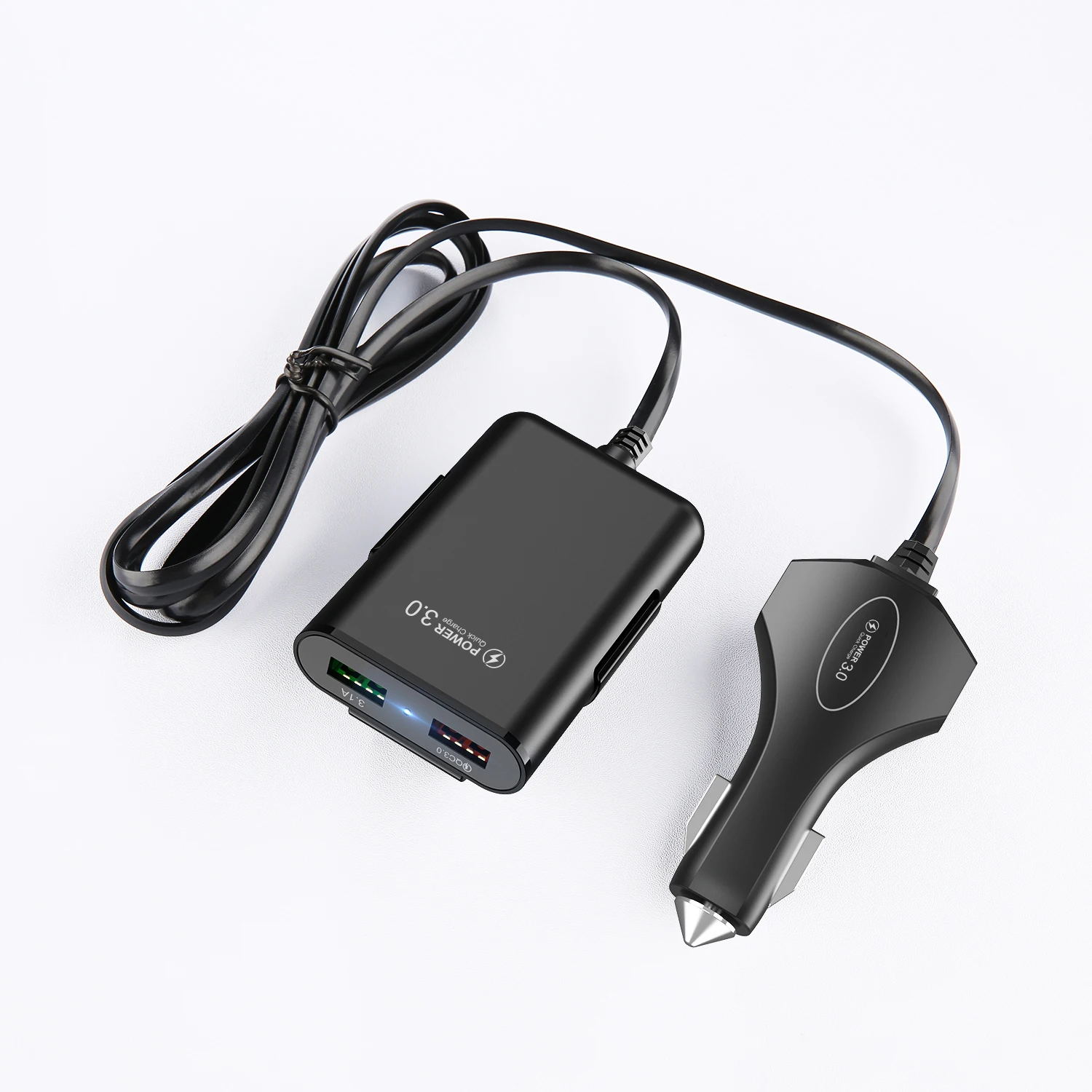 GTWIN Мульти USB 4 порта QC 3 0 Автомобильное зарядное устройство для быстрой зарядки