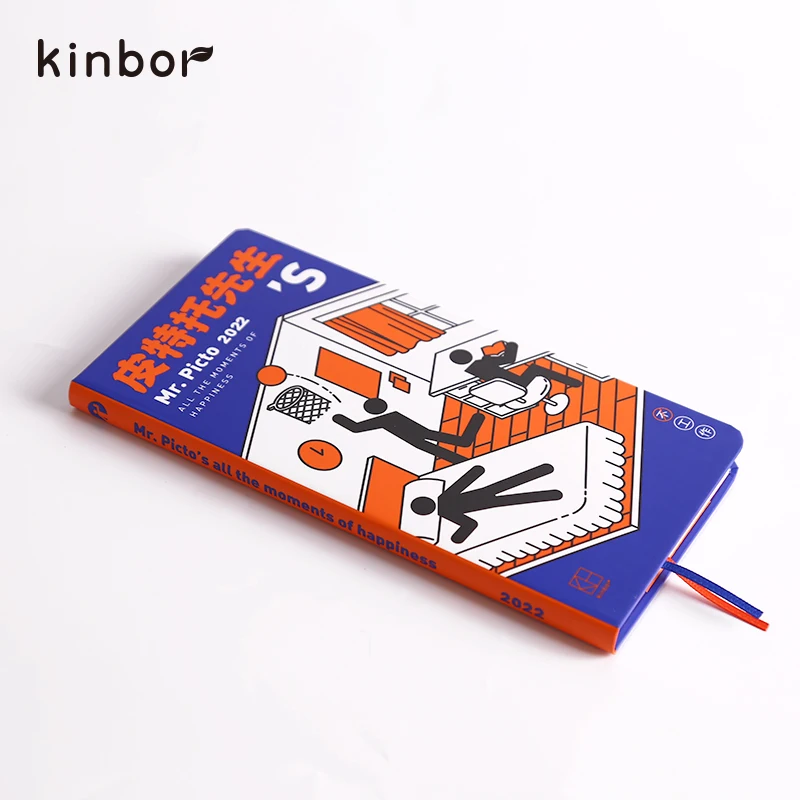 Youpin Kinbor Cute Weekly Planners Notebook Agenda Portable Pocket 120 Sheets Leather Diary Notepad Office School Supplies