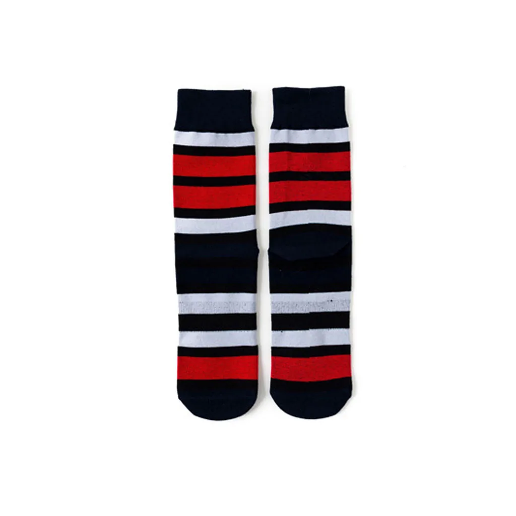 Забавные милые рождественские хлопковые свободные носки для девочек средней