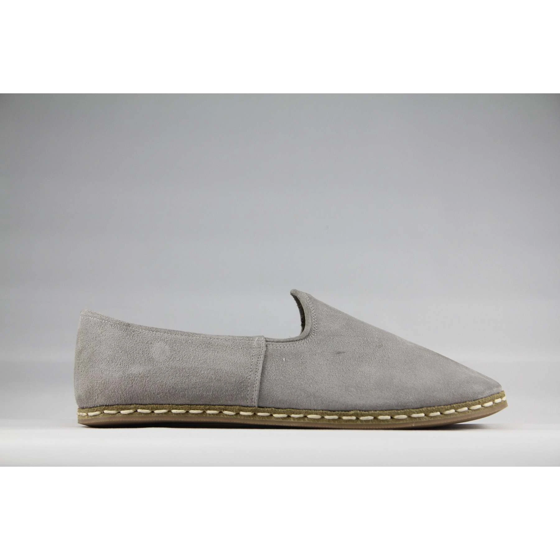 grey suede men's casual shoes