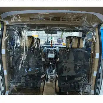 

Safe Car Anti Protection Partition Screen Taxi Driver Cab Isolation Film Transparent Anti-droplet Full Surround Film Interior