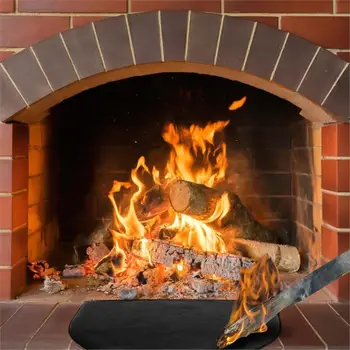 

Fire Pit Mat Durable Protective Ember Pad Fireproof Blanket Fireplace Fireproofing Mat Fire Pit Mat
