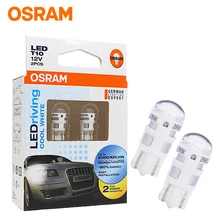 OSRAM T10 led w5w Автомобильный светодиодный светильник сигнала поворота, тормозной светильник для passat b6 peugeot ford mondeo mk4 focus mk2 vw golf touareg volvo