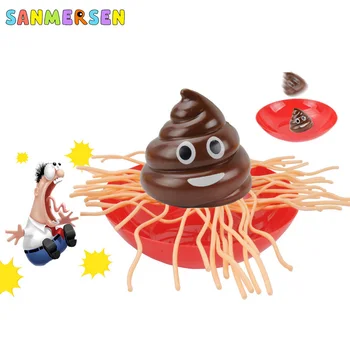 

NEW Spaghetti Poop Draw Lots Feces Table Board Game Fine Motor Kkills Family Party Toy Educational Toys for Children Girls Boys