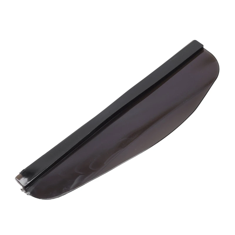 New2 x универсальное гибкое ПВХ Автомобильное зеркало заднего вида дождевик непромокаемые Лезвия Автомобильное зеркало заднего вида брови дождевик, черный и 2 x S
