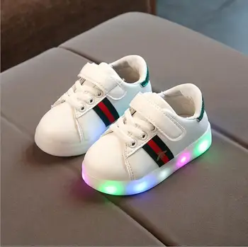 

Children's Shoes Sneakers with Luminous Sole Running Baby Shoes with Lights Children Led Luminous Sneakers for Baby