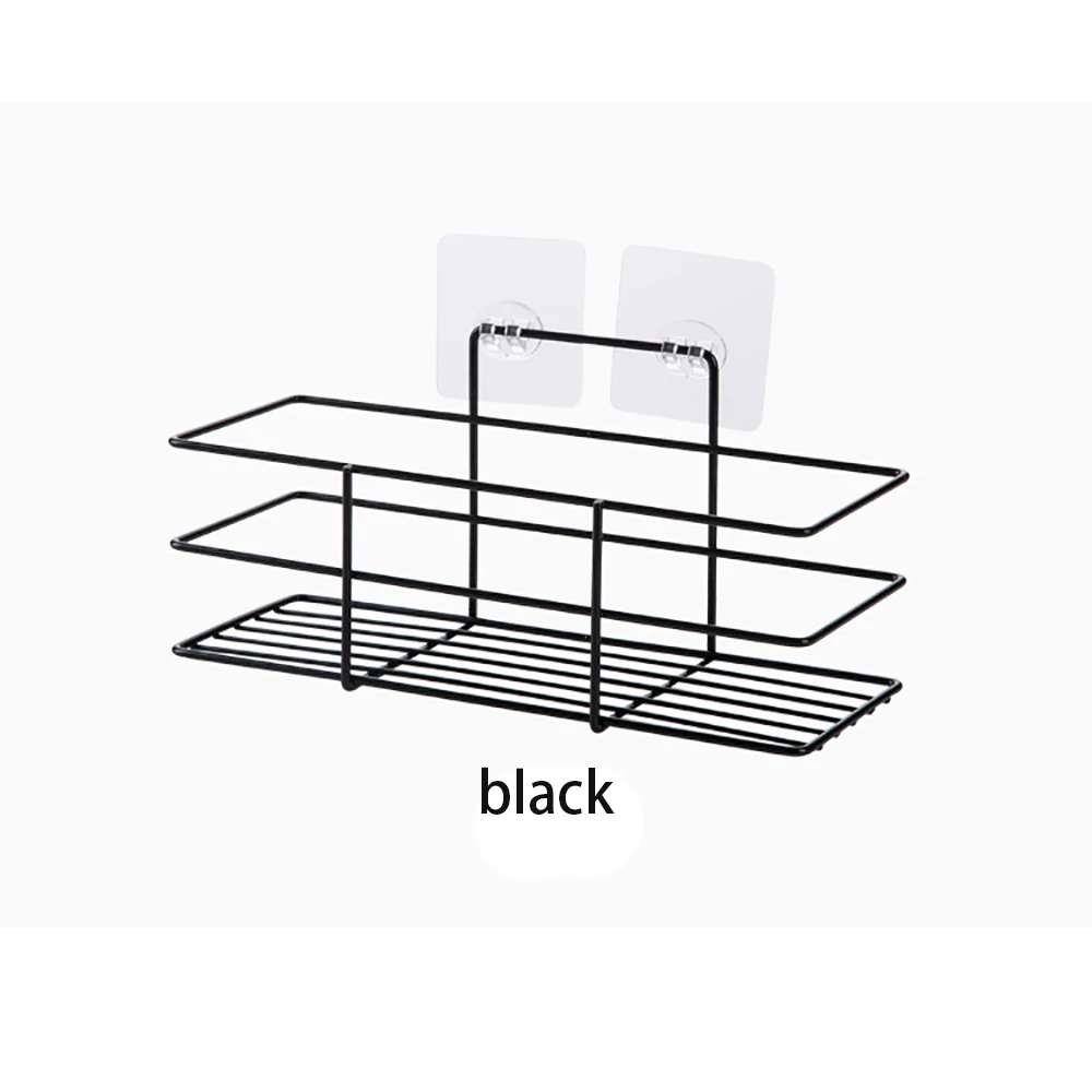 Bathroom Shelf Storage Shampoo Holder Kitchen Storage Rack Organizer Wall Shelf Bathroom Holder Shelf Shelves Snap Up