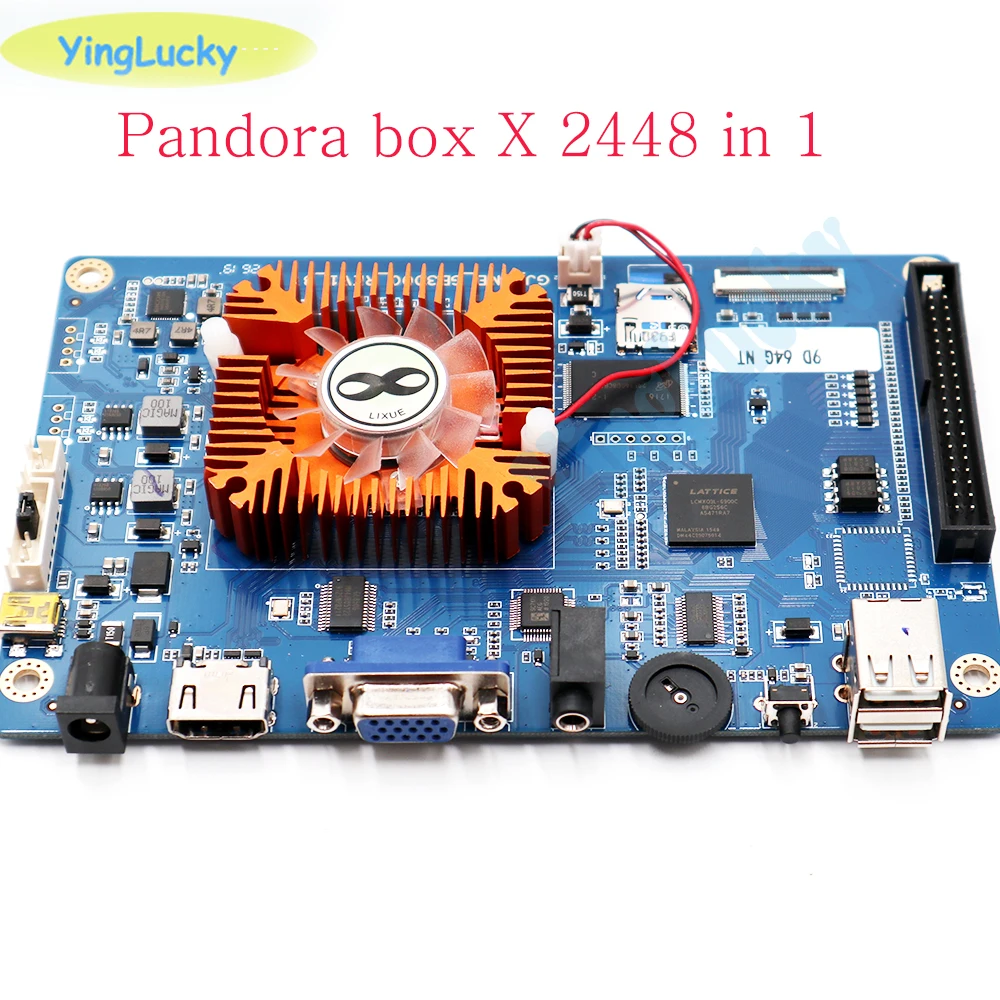 Pandora 3D 2448, аркадная коробка в 1, функция сохранения нулевой задержки, 8 кнопок, джойстик, контроллер PCB, 134 шт., 3D игры, ретро, аркадные игры