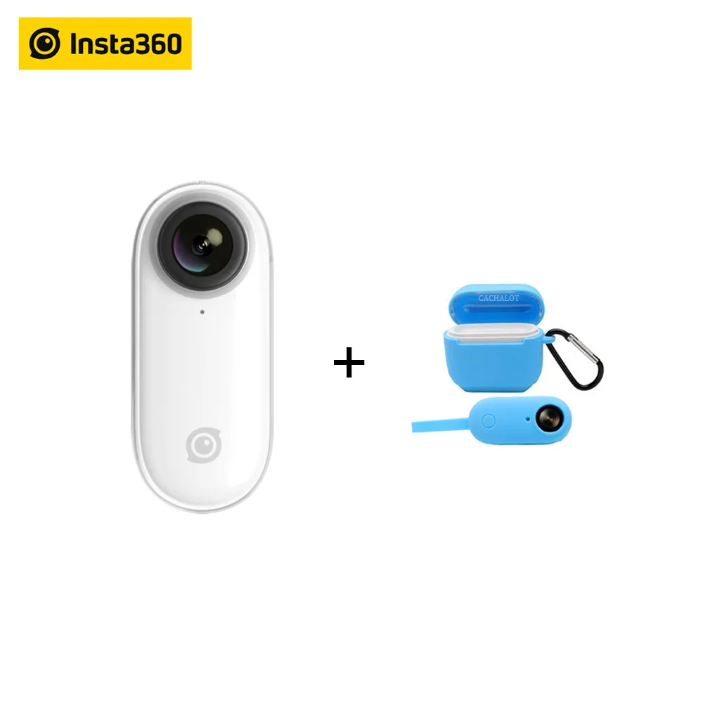 Bundle 2 Insta360 GO Новая акция Камера AI Авто редактирования Hands-free Insta 360 Go маленький стабилизированный Камера для iPhone и Android - Цвет: Bundle 2