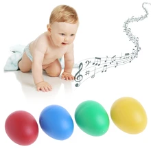 1 шт. пластмассовое ударное музыкальное яйцо Маракас шейкеры для детей Детские игрушки забавные подарки Y4UD