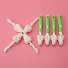 Multi-style Baby High Grade Clean Sponge Child Special Bottle Brush With Handle Milk Bottle Cleaning Utensils Milk Bottle Brush