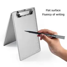 Aluminum Alloy A4/A5 Paper Clipboard Folder Writing Board Clip Writing Pad File Document Folder School Office Stationery ezone cartoon a4 print clipboard kawaii clip paper writing pad candy color file folder school office stationery clip supplies