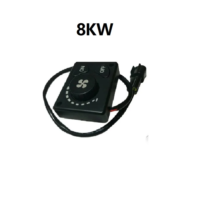 12V 5Kw/3Kw/8Kw парковки Дизельный подогреватель воздуха обогревателя автомобиля с ЖК-переключатель дистанционного Управление одно отверстие нагреватель - Название цвета: 8KW Knob