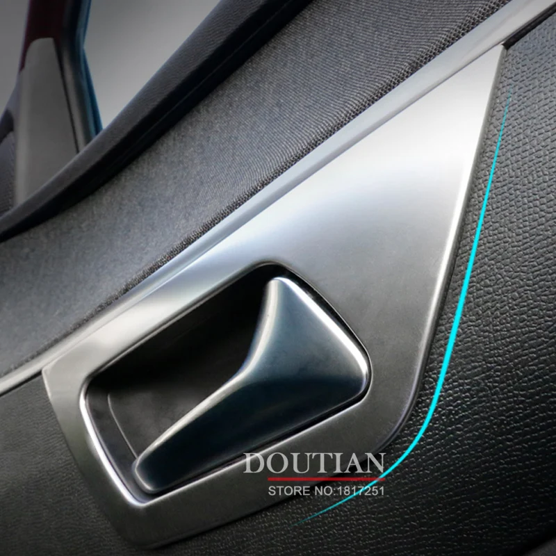 Для Peugeot 3008 GT 2017 ABS внутренняя дверная ручка чаша крышка отделка украшение кольцо