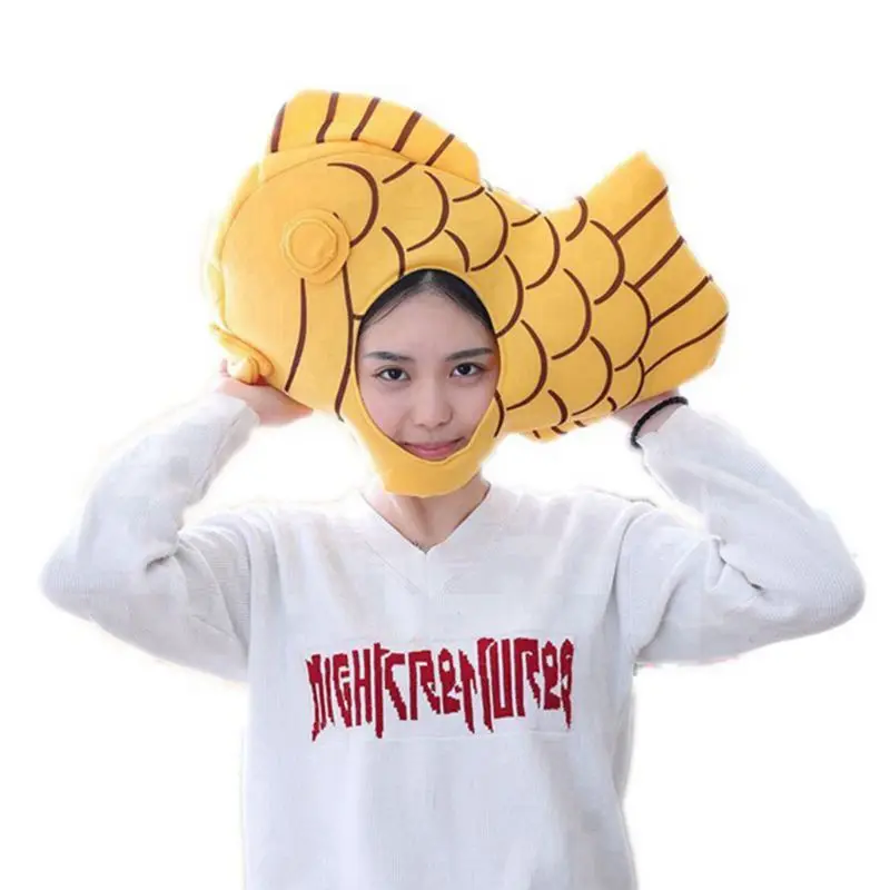Прекрасный лещ Snapper Taiyaki в форме ушей шапка костюм для косплея плюшевые игрушки