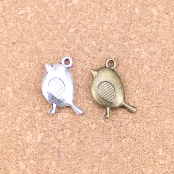 

68pcs Charms bird 20x13mm Antique Pendants,Vintage Tibetan Silver Jewelry,DIY for bracelet necklace