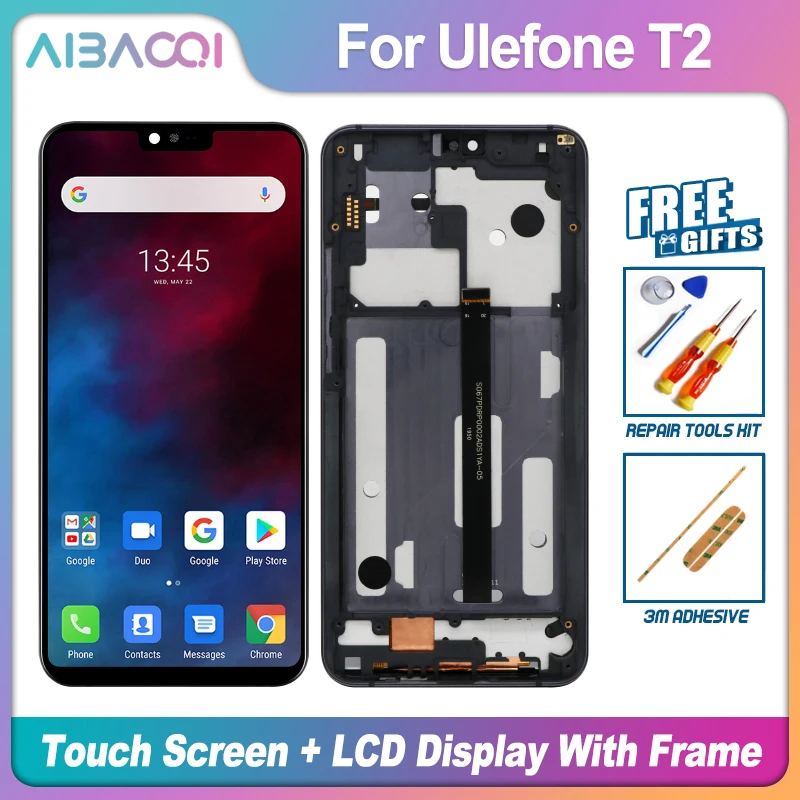 Новый оригинальный 6 7 дюймовый сенсорный экран + 1080x2280 ЖК-дисплей рамка в сборе