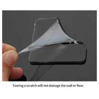 

4PCS/Set Transparent Washing Machine Silicone Pad Portable Anti Vibration Non-Slip Mat Shock Absorbing Pad Hot Sale