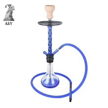 SY креативный средний размер стеклянный кальян полный набор с угольными щипцами Nargile Chicha водяная трубка-кальян трубка для курительной трубы