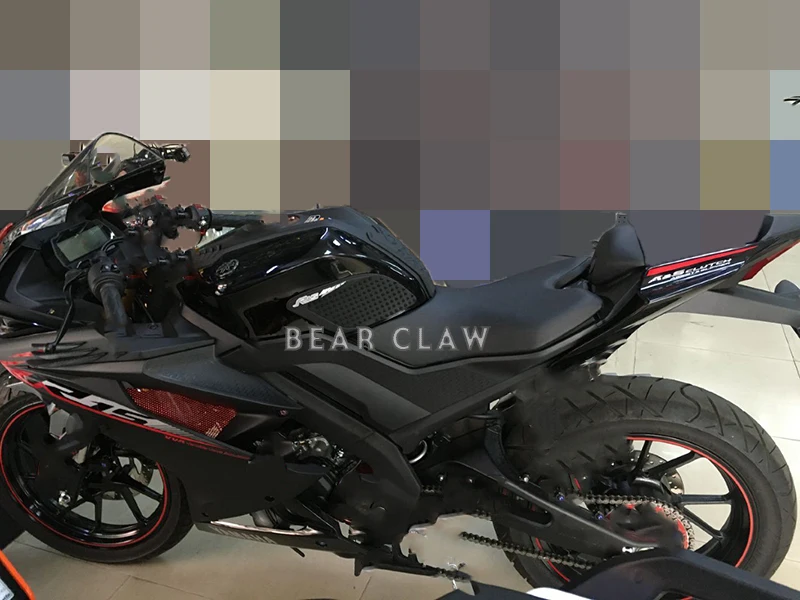 Для Yamaha R15 универсальная защитная накладка на бак мотоцикла боковая наклейка "кость" наклейка газ Топливо колено сцепление тяга