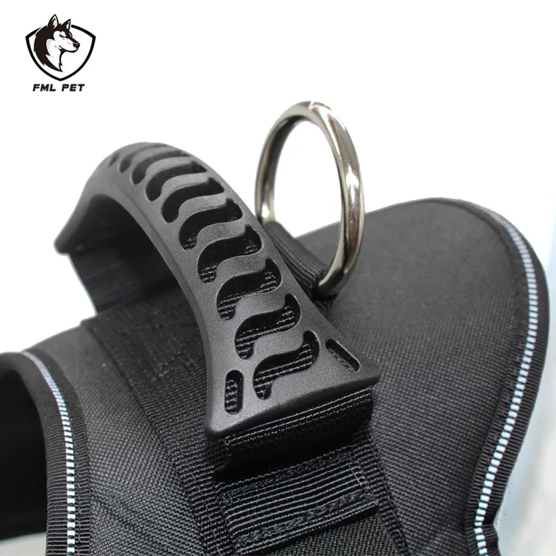 FML домашнее животное ремни для больших собак светоотражающие без тяги поводки