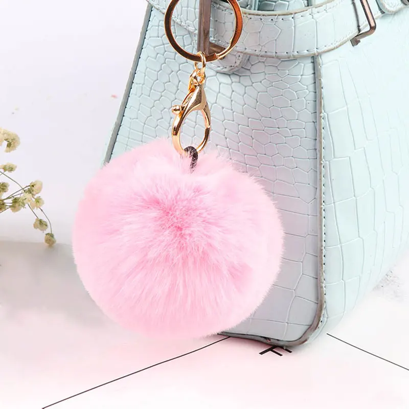 8cm Fluffy Plush Balls Soft Pompones Faux Fur Pompom DIY Kids Toys Wedding Decor Pom Poms Felt Ball Sewing Craft Supplies Gifts