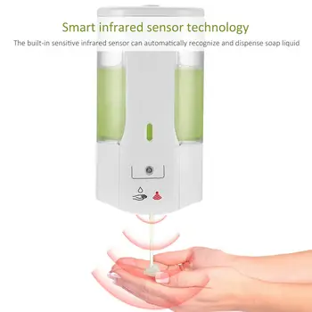 

400ml wall-mounted automatic sensor soap dispenser non-contact furniture cleaning tool