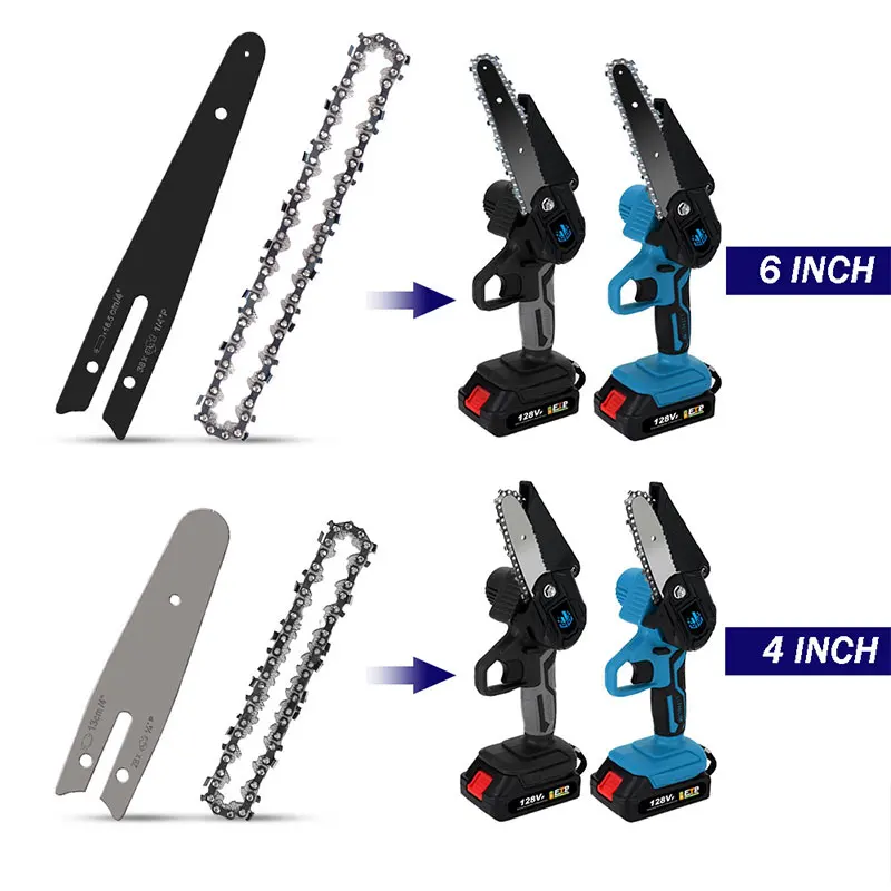 6 Inch Chains 6 Inch Chain Guide For Mini Portable Electric Chainsaw for Wood Cutting Chainsaw Parts Chain chainsaw chain