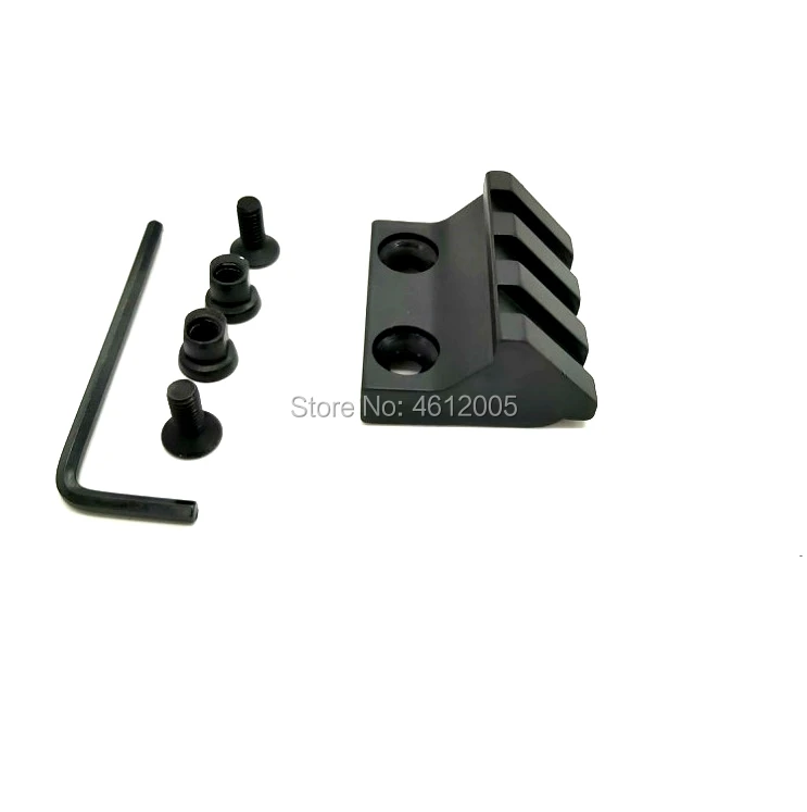 45 градусов Φ Key Mod KeyMod с 3 слотами для picatinny rail Mount Keymod Handguard Quad Rail|Кронштейны и