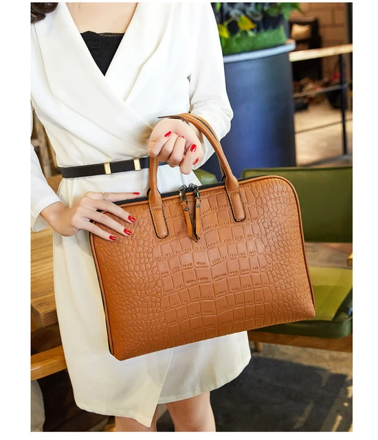 Business Briefcase Womens Work  Laptop Business Handbag Women - 2023  Business - Aliexpress