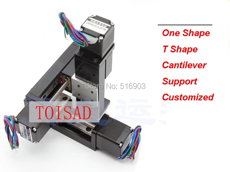 T6* 1 Т-винт эффективная длина Путешествия 15 мм-100 мм мини линейная направляющая модуль движения настольная рейка высокая точность+ 28 шаговый двигатель