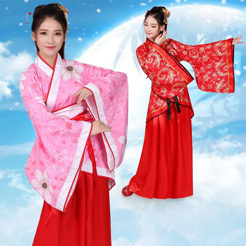  Traditional Chinese Wedding Dresses Robe For Women Female Ancient Hanfu Costume Tang/Han Dynasty Re