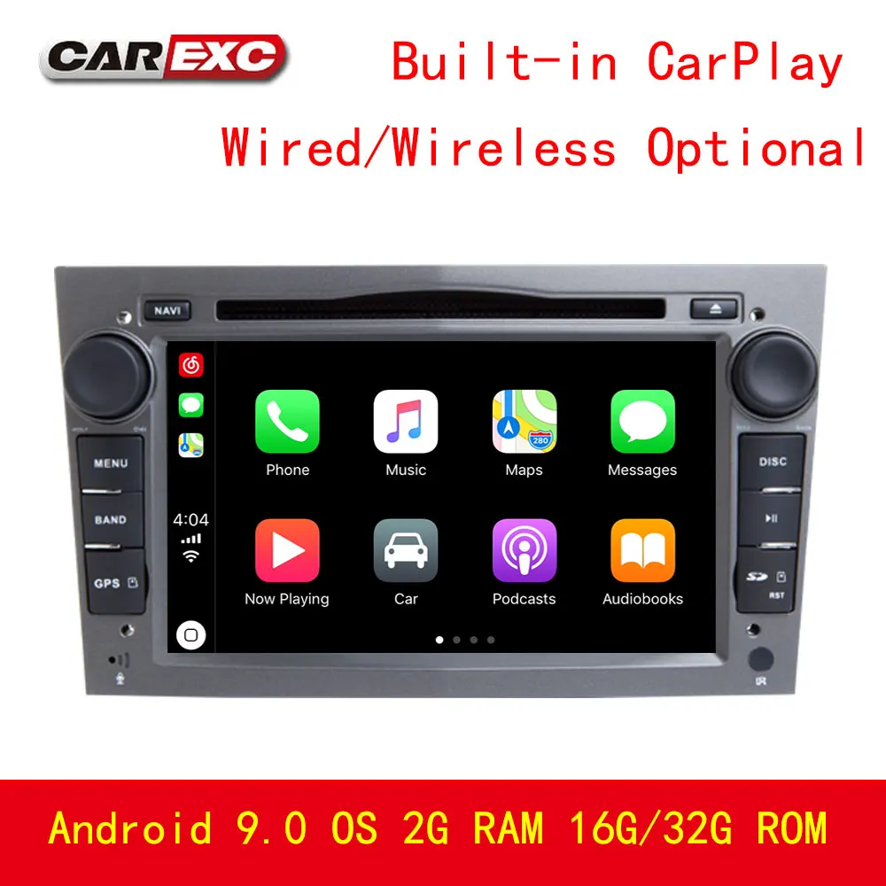 

2 Din Android 9.0 Carplay Car DVD Player For Opel Astra Vectra Antara Zafira Corsa GPS Wifi Navigation Radio Free Map WIFI DAB