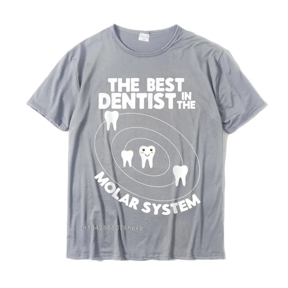 Normal Printed Fall All Cotton Round Neck Men Tops Tees Casual T Shirts Discount Short Sleeve Tshirts Drop Shipping Best Dentist In The Molar System Design - Funny Tooth Pun T-Shirt__2612. grey