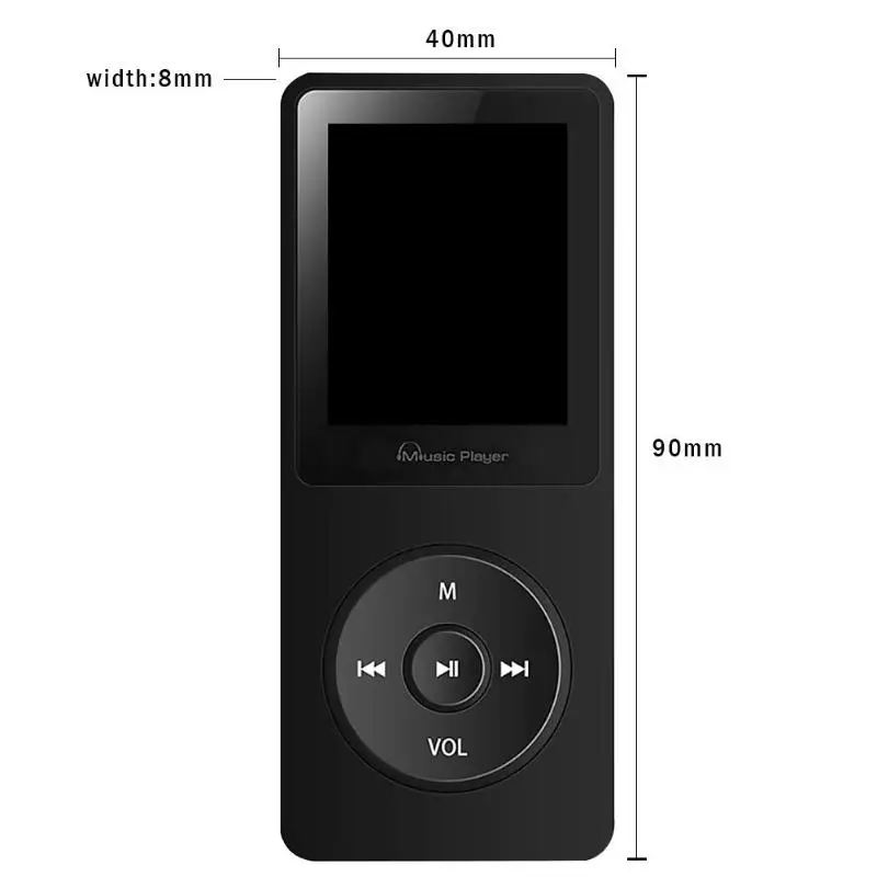 F8 мини ЖК-экран MP3-плеер 160X128Px пресс-экран 8 ГБ Встроенная память аудио Walkman с fm-радио электронная книга рекордер
