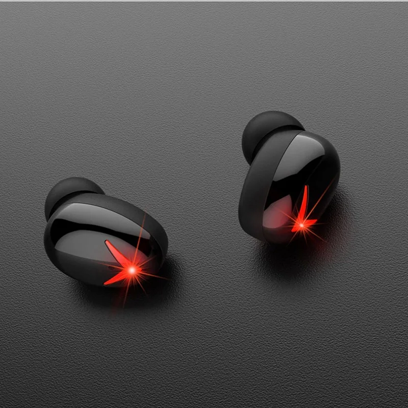 TWS Wireless Bluetooth Headset A8 Double Ears 5.0 Stereo Smart Charging Bin Waterproof Wireless Bluetooth Headset 2200mAh LED