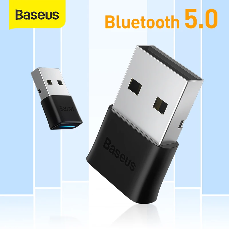 Baseus USB Bluetooth адаптер ключ 5 0 приемник передатчик для ПК динамик беспроводная мышь