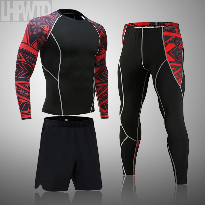 Top New Quality Men Thermal Underwear Set Tracksuit Compression Sweat Quick Dry  Underwear Thermal  Mens Clothes Long Johns 4