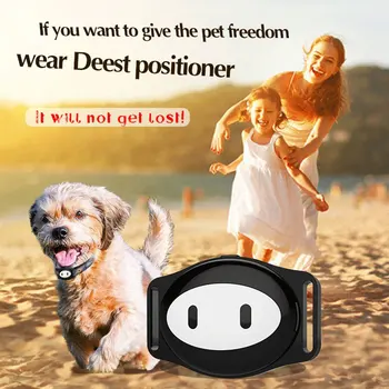

Multifunction New Pet Dog Collar GPS Tracker For Big Dogs Golden Retriever Cat Real Time Mini GPS LBS Tracking Locator APP