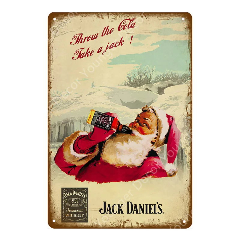 Jim Black Beer Jennessee виски винтажные металлические знаки Наклейка на стену для бара паба клуба человек пещера декоративные тарелки Олово плакат YI-067 - Цвет: YD5041AI